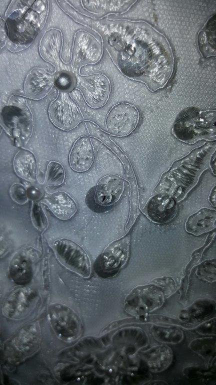 white lace flower girl dress